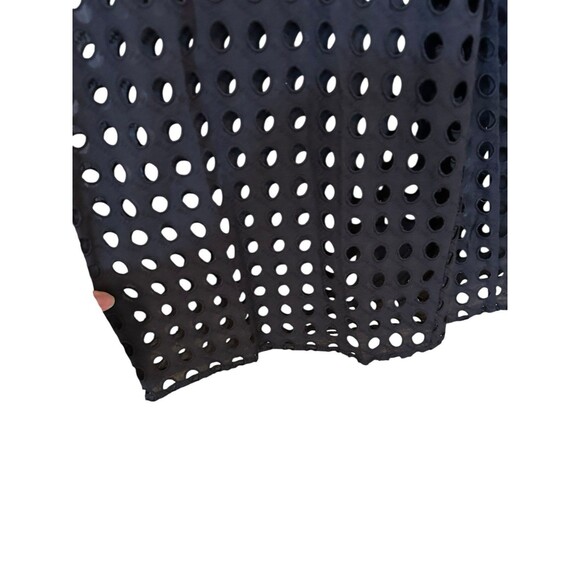 Solid & Striped Delany Eyelet Swim Coverup Pants NWOT Black Sz S - Picture 4 of 6